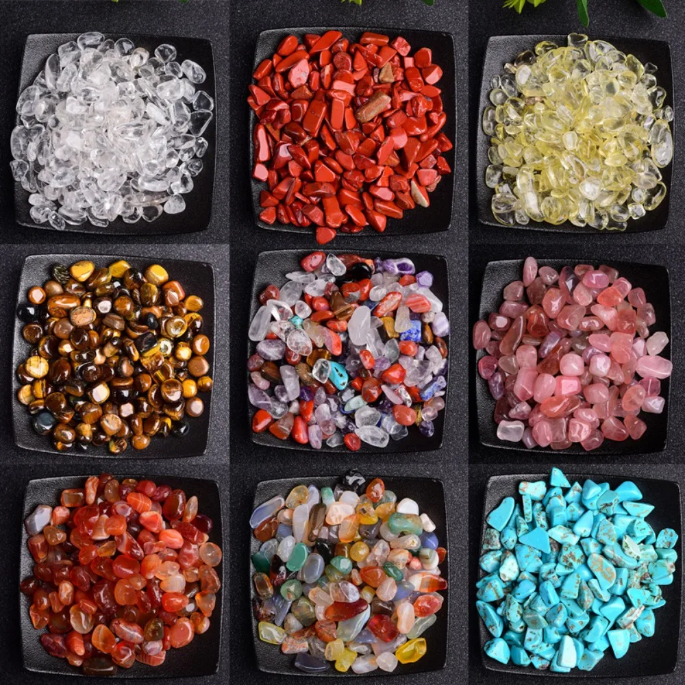 Aquarium Marine Stone - Натуральный полированный гравий из агата, кристалл
