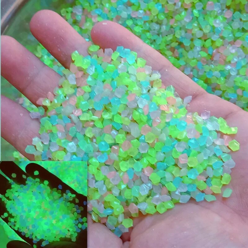 Aquarium Marine Stone - Светящийся песок, светящийся в темноте, 1000